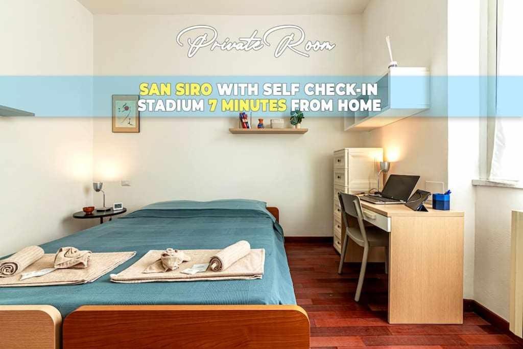 San Siro A 7 Minuti Stanza Top Con Zone Comuni Milan Extérieur photo